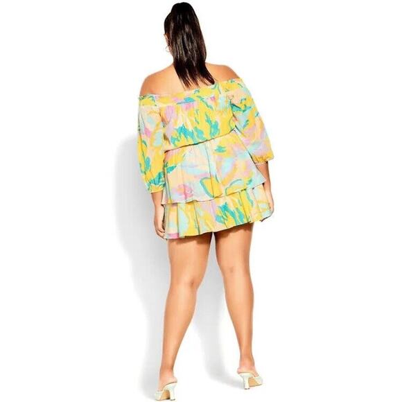 City Chic Trendy Plus Size (20) Eileen Dress (MSRP$129) - Picture 3 of 3